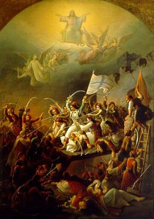 Theodore Vryzakis, The sortie of Messologhi