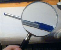 A magnifying glass